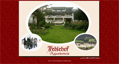 Desktop Screenshot of fehlehof.at